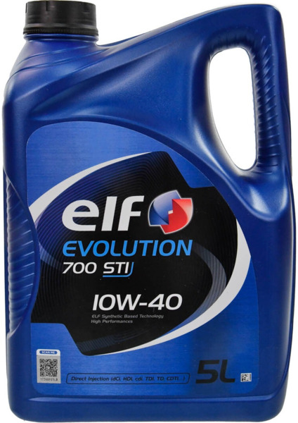 Масло моторное ELF Evolution 700 STI 10W-40 5л (12-5 STI) (216667)