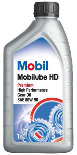 Масло трансмиссионное Mobil Mobilube HD 80W-90 GL-5 1л (MOBIL 21-1 HD) (142132) фото 1