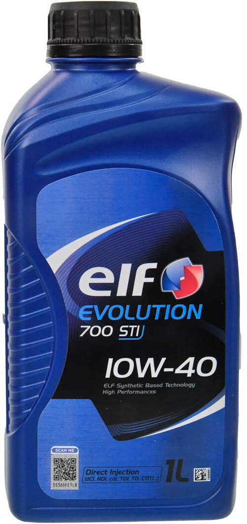 Олива моторна ELF Evolution 700 STI 10W-40 1л (12-1 STI) (214125)фото1