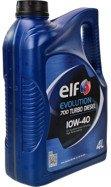 Масло моторное ELF Evolution 700 Turbo Diesel 10W-40 4л (12-4 TD) (194862)