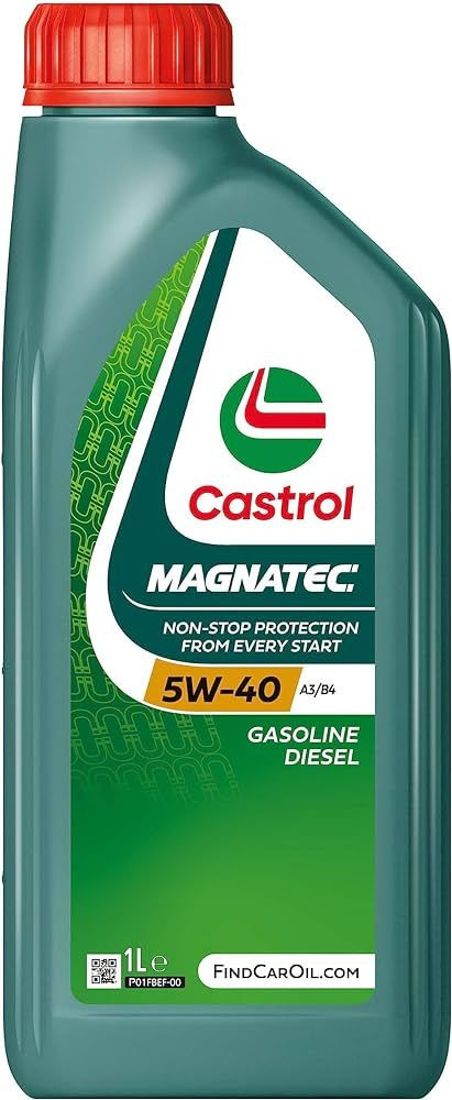 Масло моторное Castrol Magnatec 5W-40 1л (MG 5W40 A3/B4 1L) (15C9D0) фото 1