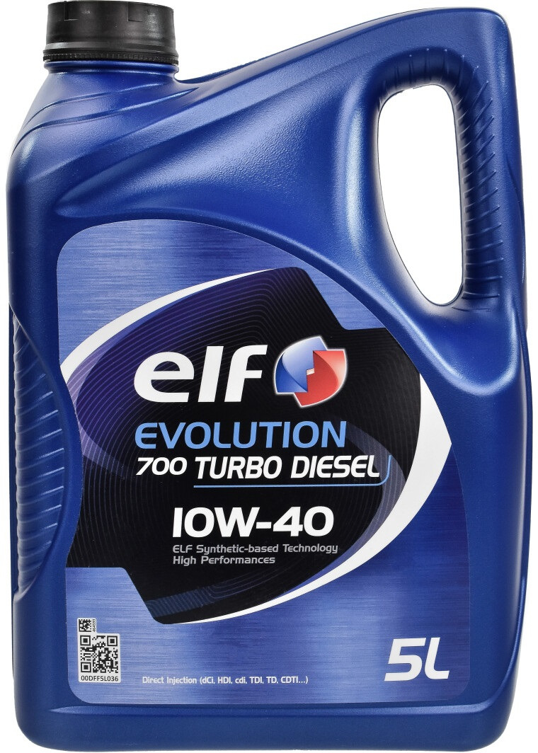 Масло моторное ELF Evolution 700 Turbo Diesel 10W-40 5л (12-5 TD) (201553) фото 1