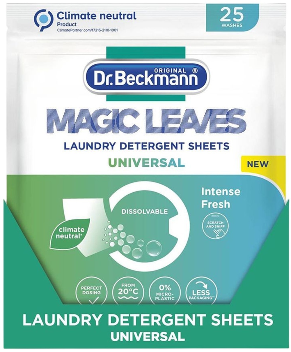 Серветки Dr.Beckmann Magic Leaves для прання універсальні 25 штфото1