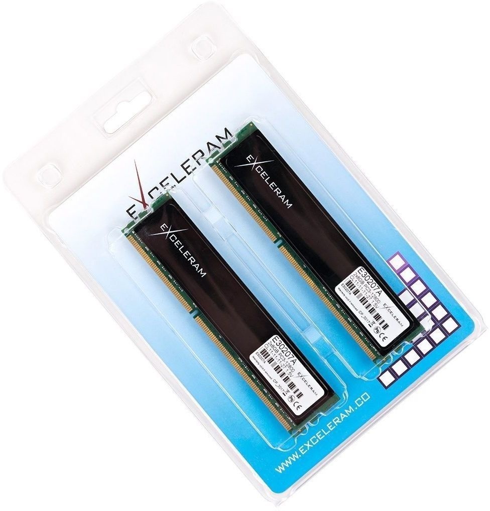 Память для ПК Exceleram DDR3 16GB (2x8GB) 1600 MHz Black Sark (E30207A) фото1
