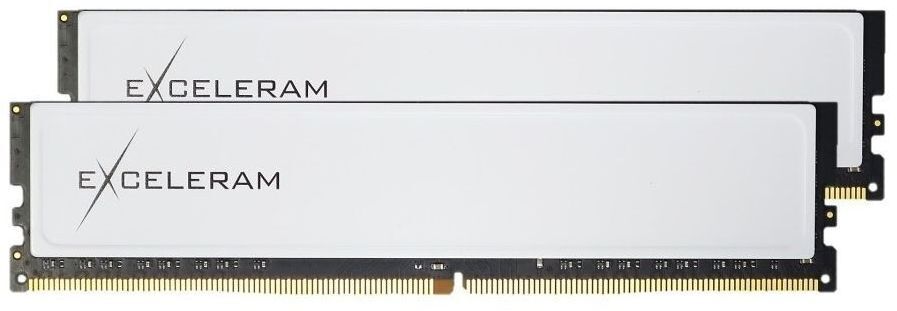 Память для ПК Exceleram DDR4 16GB (2x8GB) 3200 MHz Black&White (EBW4163216AD) фото1