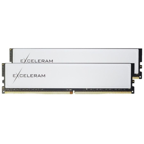 Память для ПК Exceleram DDR4 16GB (2x8GB) 3200 MHz White Sark (EBW4163222AD)