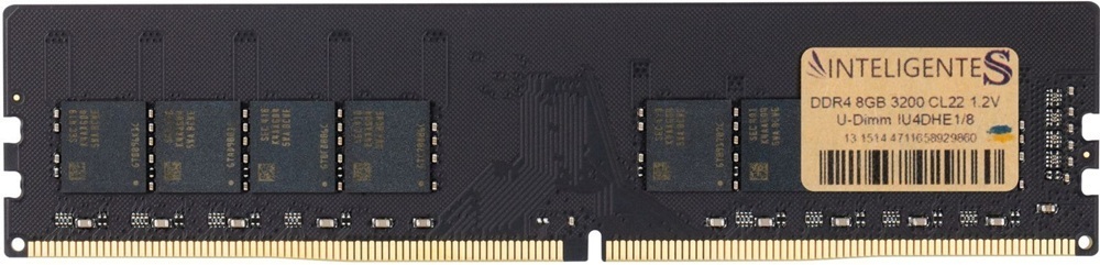 Пам'ять для ПК INTELIGENTES DDR4 8GB 3200 MHz (IU4DHE1/8)фото1