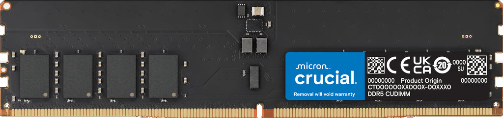 Пам'ять для ПК Micron DDR5 16GB 6400 MHz (CT16G64C52CU5) фото1