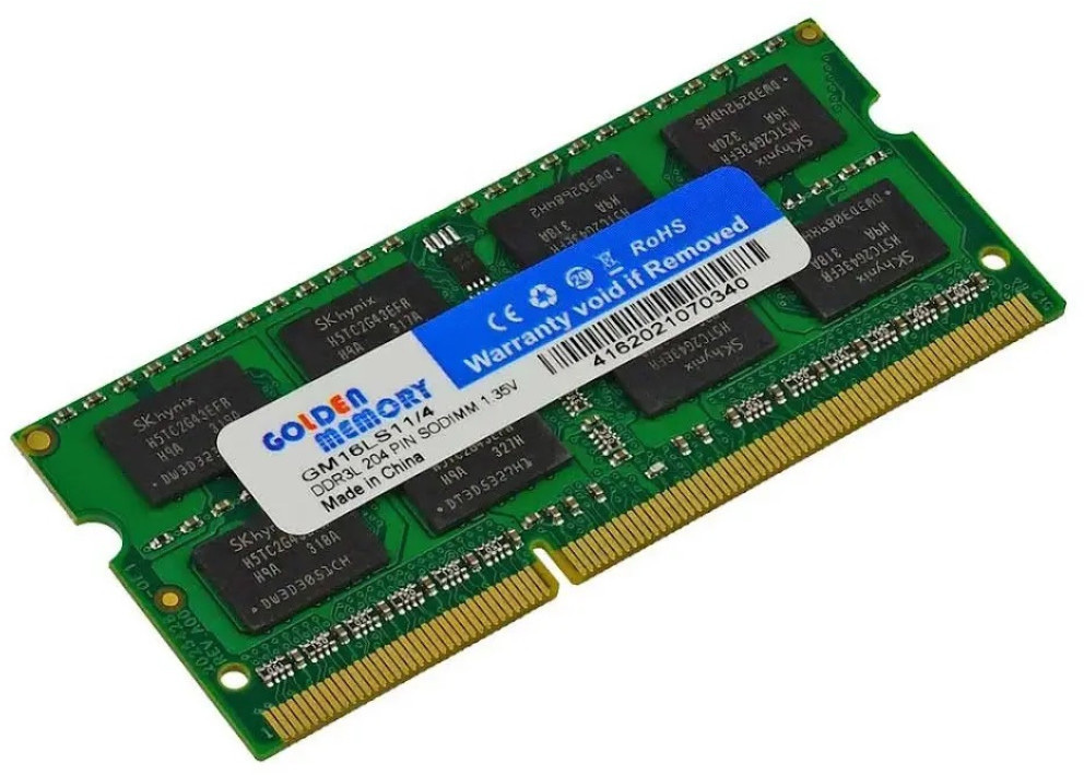 Память для ноутбука Golden Memory SoDIMM DDR3L 4GB 1600 MHz