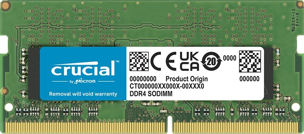 Пам'ять для ноутбука Crucial SoDIMM DDR4 32GB 3200 MHz (CT32G4SFD832A)фото1