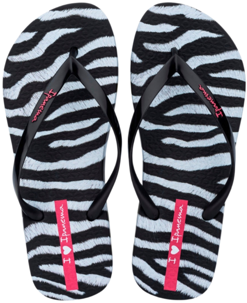 

Вьетнамки женские IPANEMA Animal Print VII 83846_BP655 41-42 (10 US) черные/белые