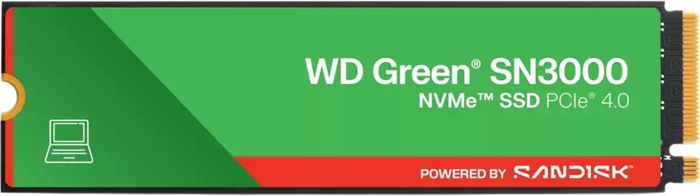 SSD накопичувач WD M.2 2280 2TB Green SN3000 (WDS200T4G0E-00CPS0) фото1
