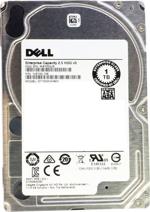 Жесткий диск DELL 2.5" 1TB + переходник на 3.5" (ST1000NX0423) фото 1