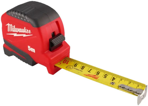 

Рулетка Milwaukee Pro Compact, 5м, 19мм (4932498778)