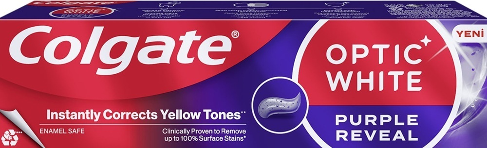 Зубна паста Colgate Optic White Фіолетовий Ефект Відбілювання 75 млфото1