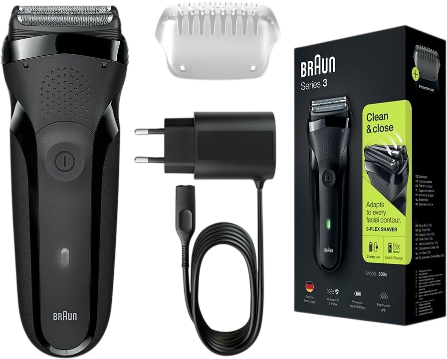 Електробритва Braun 300 Series 3 Blackфото1