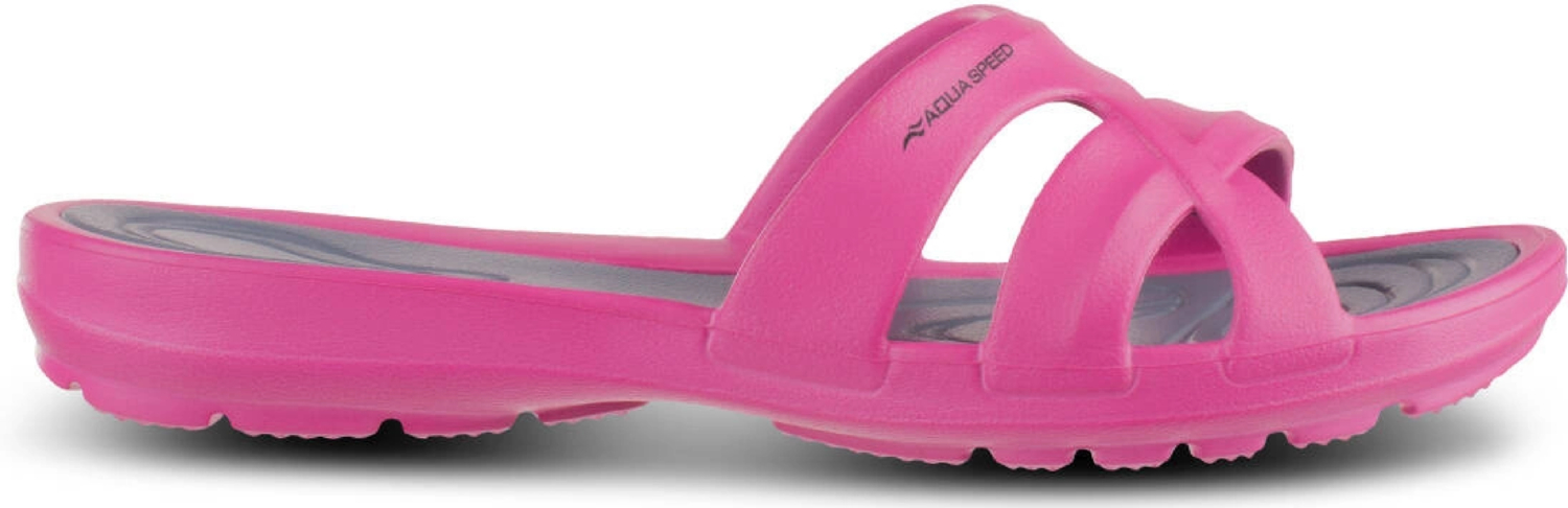 Шлепанцы AQUA SPEED Panama 513-03 42 розовые/серые