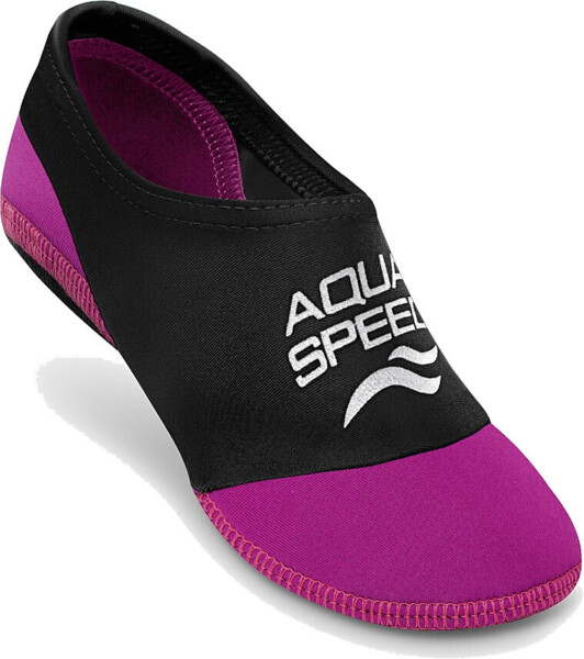 Носки для бассейна AQUA SPEED Neo Socks 177-19 28-29 черные/малиновые фото
