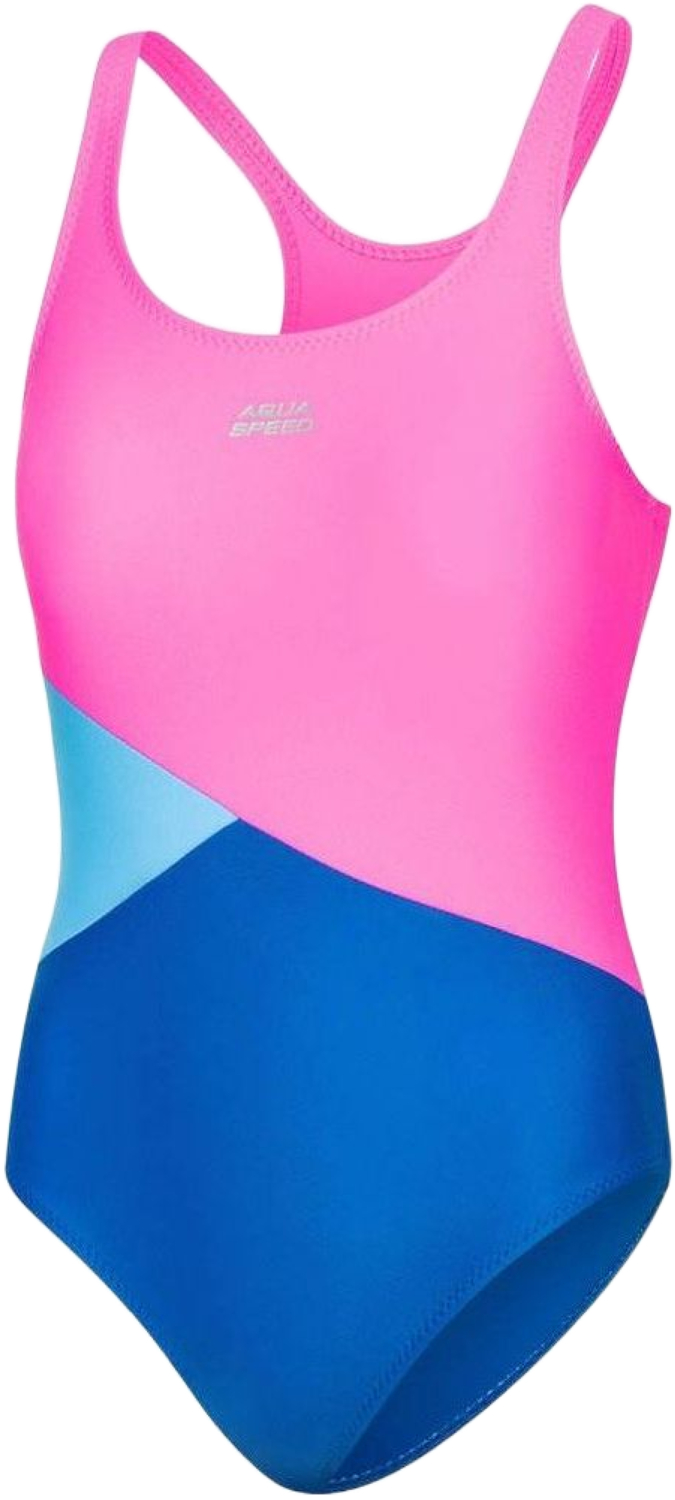 Купальник AQUA SPEED Pola 541-32 146 розовый/голубой/светло-бирюзовый