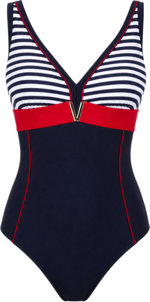 Купальник AQUA SPEED Maris 335-19 38 черный/красный/белый фото 