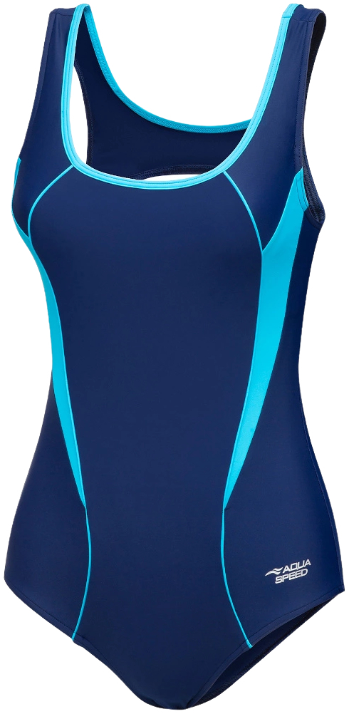 Купальник AQUA SPEED Kate 413-24 42 темно-синий/бирюзовый