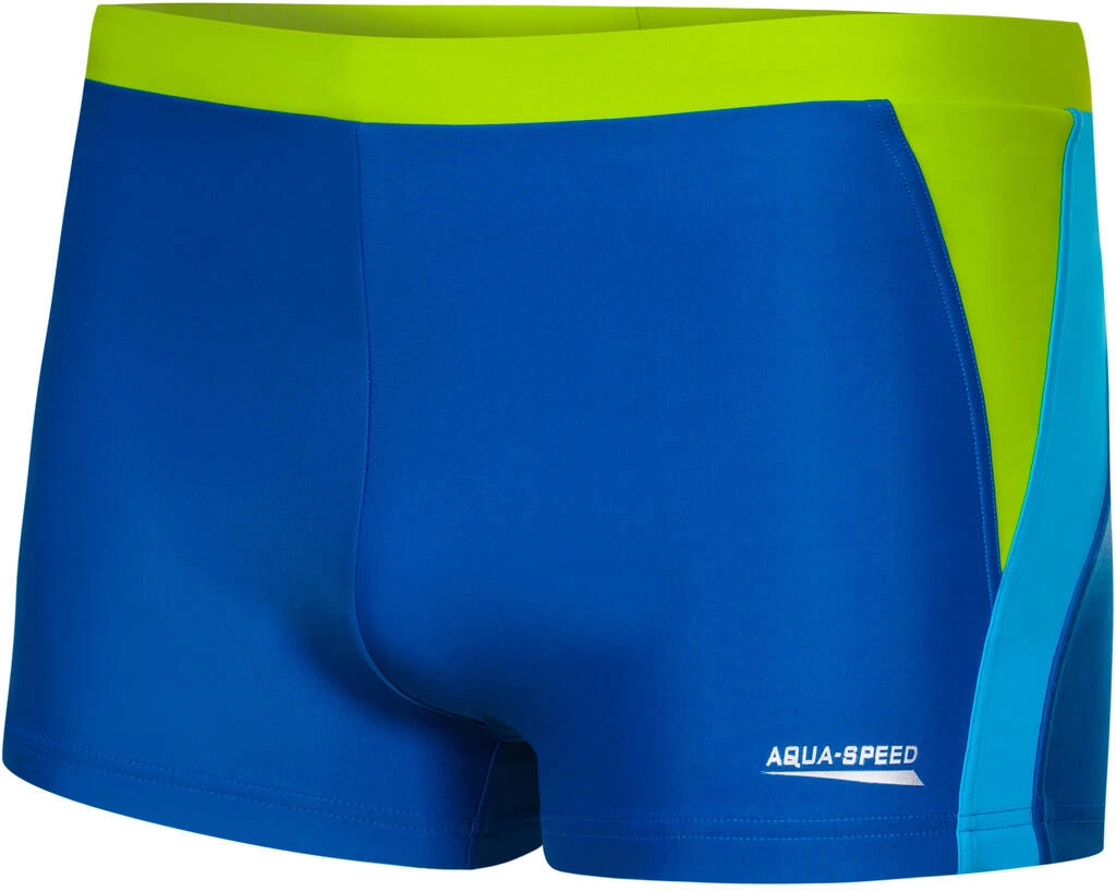 Плавки-боксеры мужские AQUA SPEED Dario 346-28 2XL голубые/зеленые/синие
