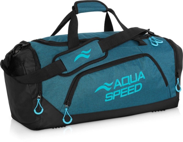 Сумка AQUA SPEED Duffel Bag 141-27 55x26x30см бирюзовая фото 