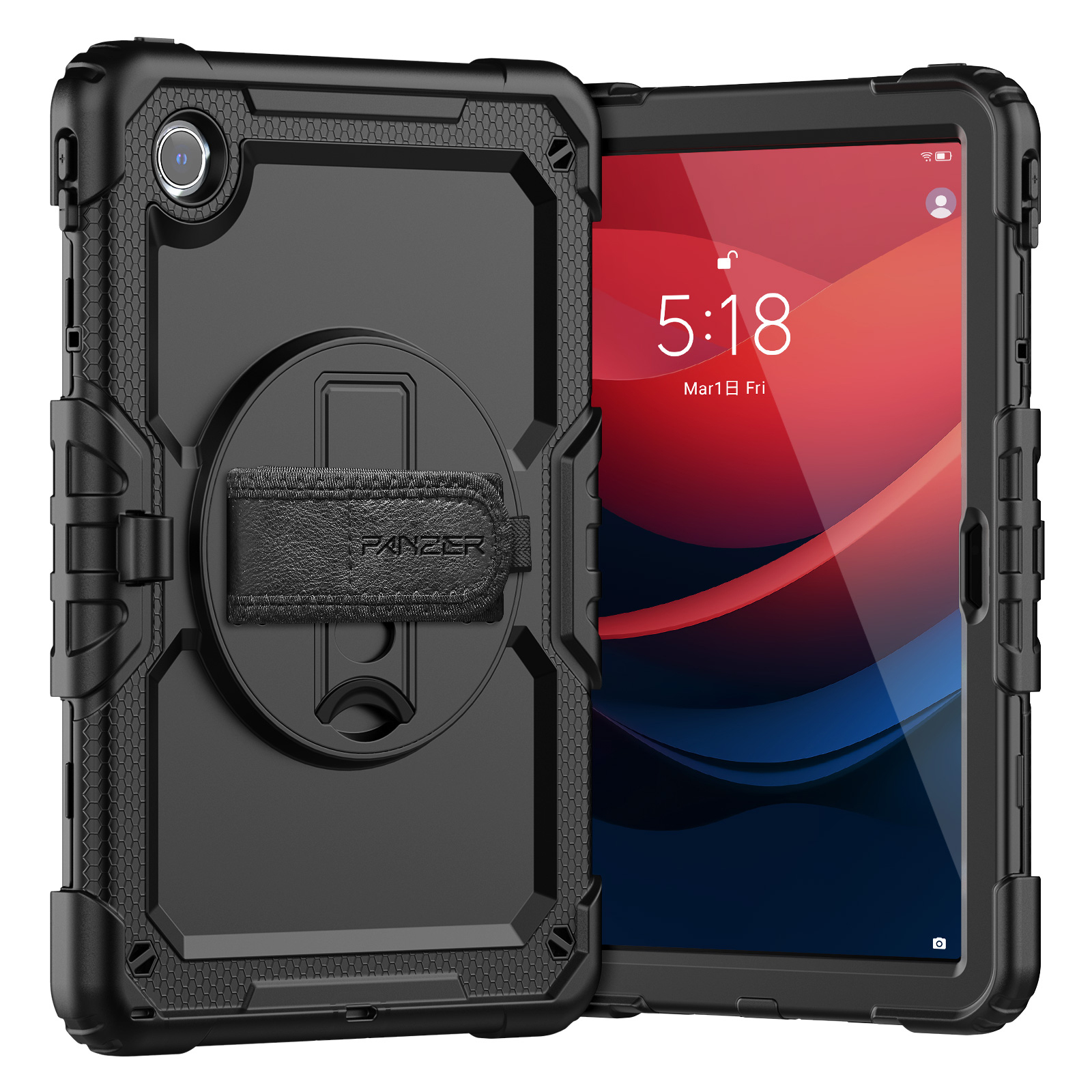 Чохол ArmorStandart Panzer для Lenovo Tab M11 Black (ARM82524) фото1