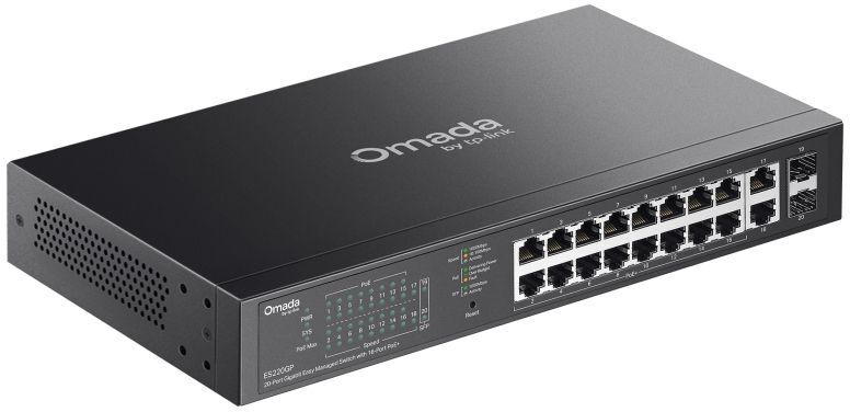 Коммутатор TP-LINK ES220GP 18xGE (16xPoE) WebSmart (ES220GP) фото1