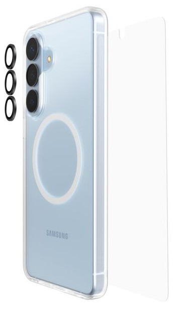 Набор защиты Belkin 3в1 для Samsung Galaxy S26+ (стекло, чехол, защита камеры) (1 Pack) (BUA003HQ) фото 1