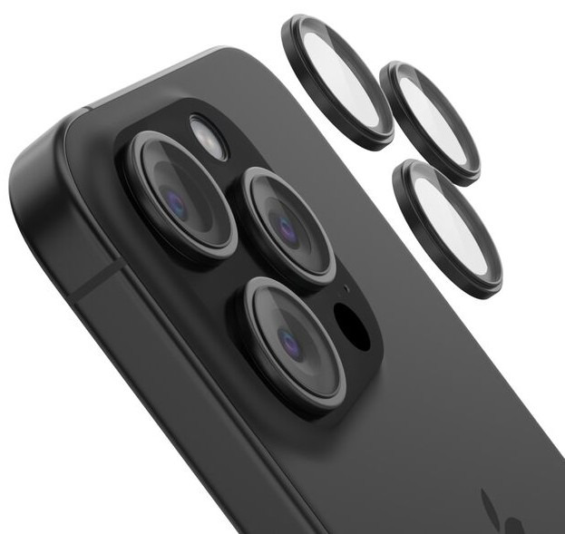 Защитное стекло Belkin для камеры iPhone 15 Pro/15 Pro Max (2 Pack) (OVA180HQBK) фото 1
