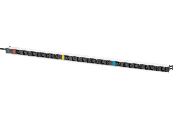 Устройство распределения электропитания DIGITUS 0U, 24xC13, 3xC19, 3x16A, 250V, вилка IEC 60309 3ph (DN-95452)