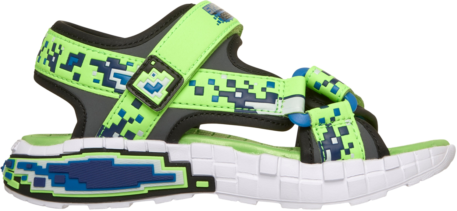 Сандали для мальчиков Skechers Mega-Splash 4K 402161L LMBK 35 (3 US) зеленые