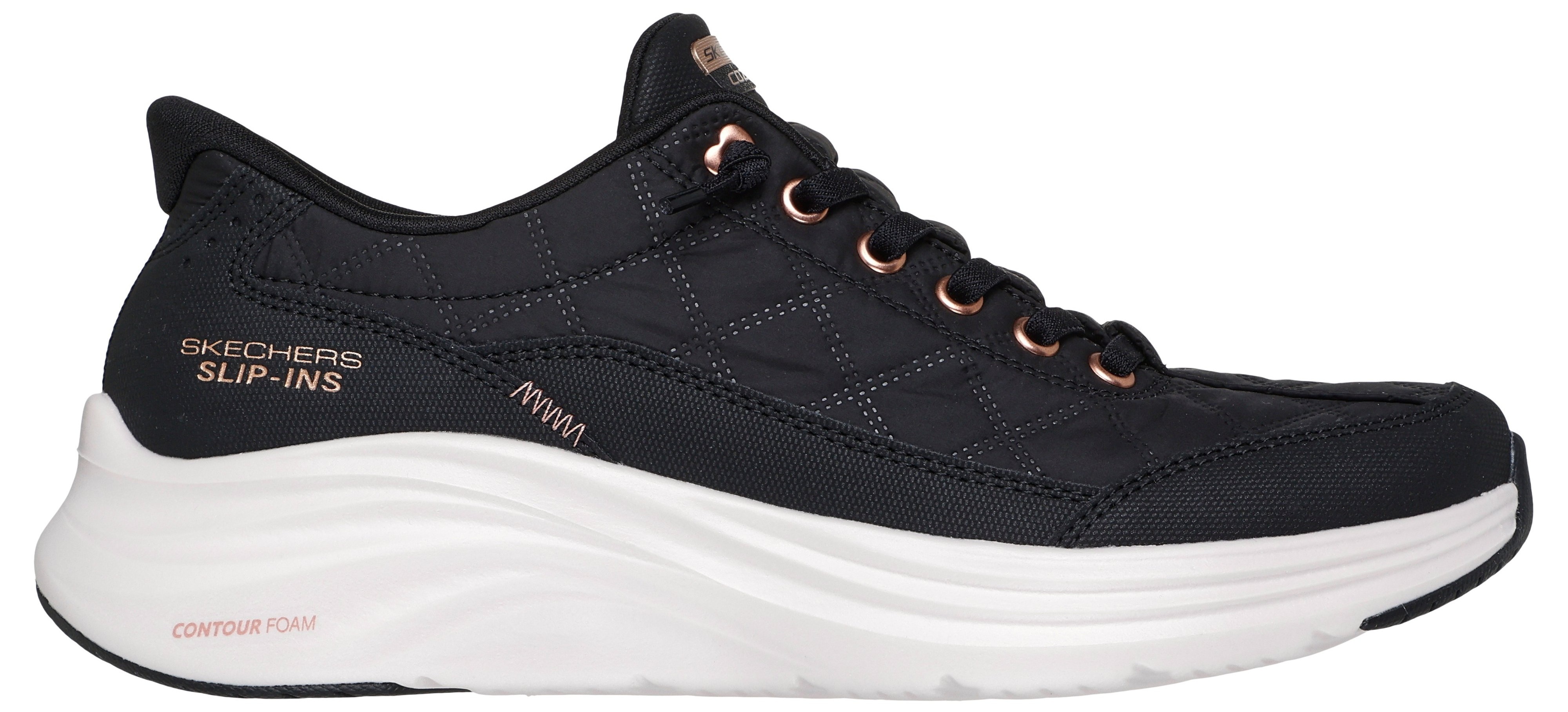 Кроссовки женские Skechers Contour Foam 150413 BKRG 40 (10 US) черные фото 1