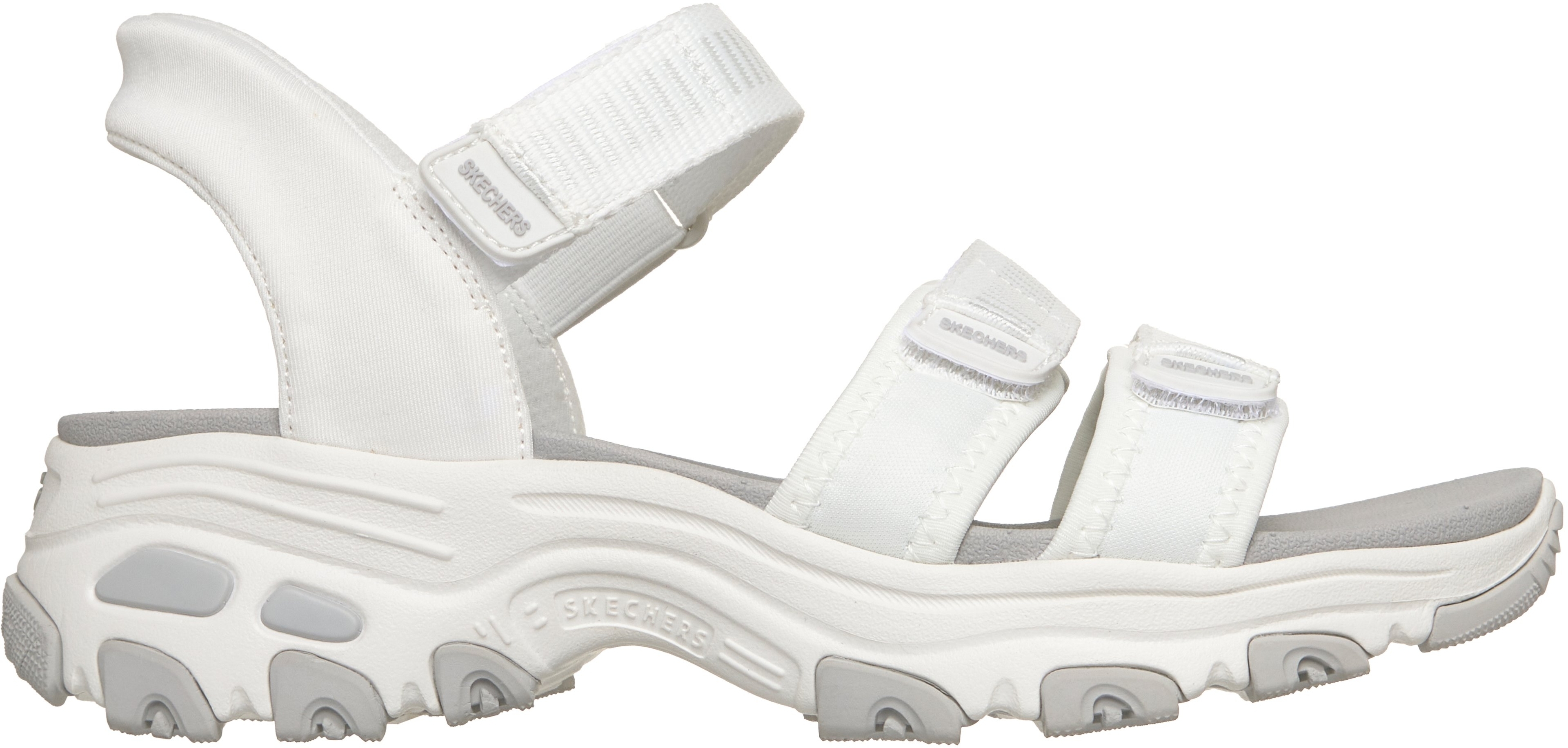 Сандали женские Skechers D'Lites 163651 WHT 40 (10 US) белые фото 1