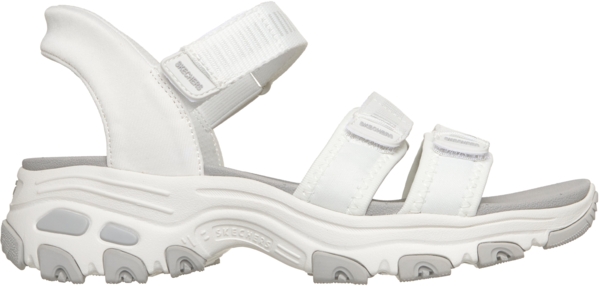 Сандали женские Skechers D'Lites 163651 WHT 40 (10 US) белые фото 