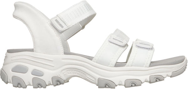 Сандали женские Skechers D'Lites 163651 WHT 41 (11 US) белые фото 
