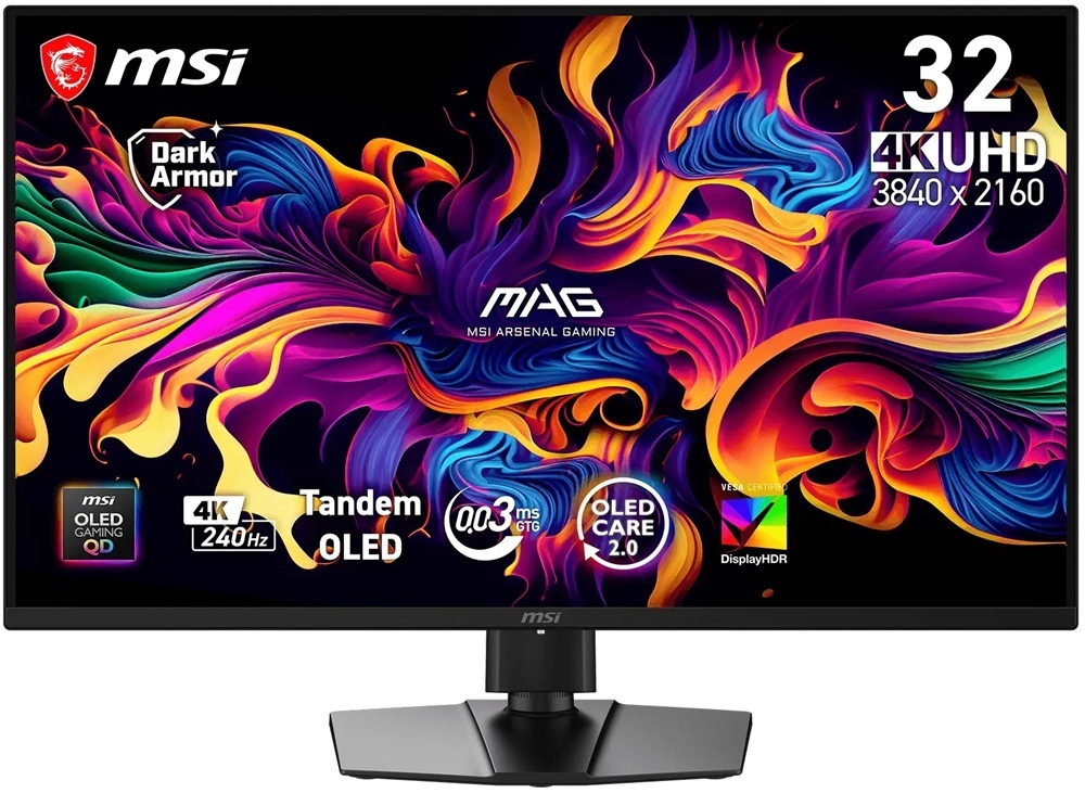 Монитор 31.5" MSI MAG 321UP QD-OLED-X24 (9S6-3DD29A-076) фото 1