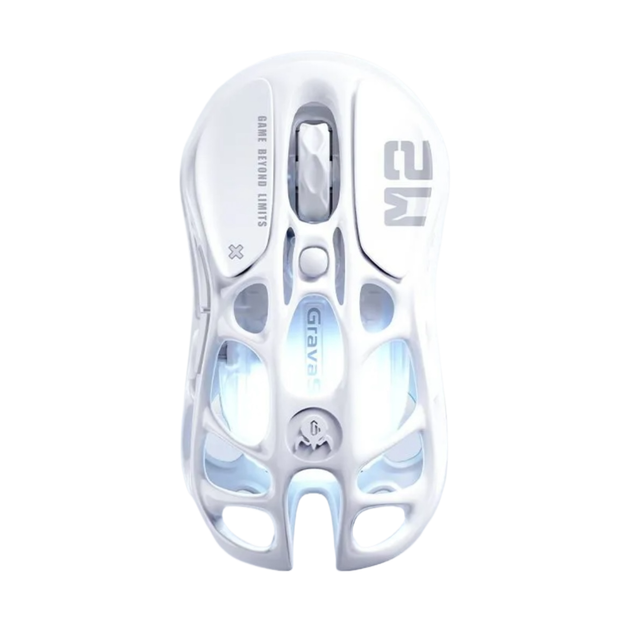 Игровая мышь GravaStar Mercury M2 BT/WL/USB-A RGB Opaline White (GRAVASTARM2_WHT) фото 1