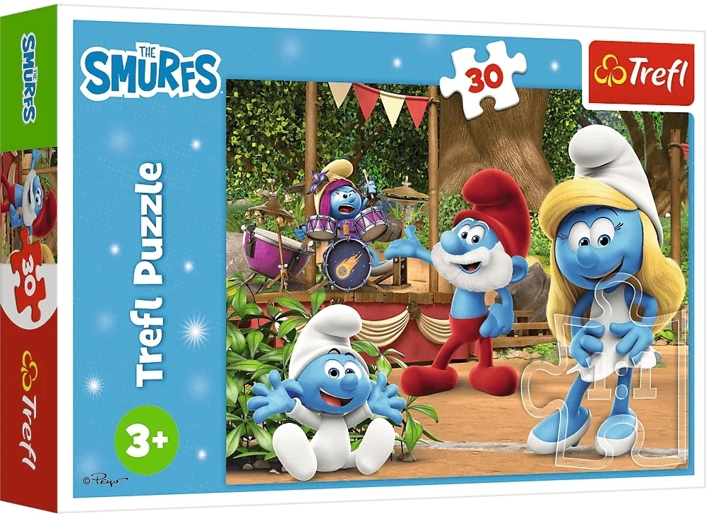 Пазл Trefl The Smurfs Смурфет і Смурфики 30 елементів (5900511183122) фото1