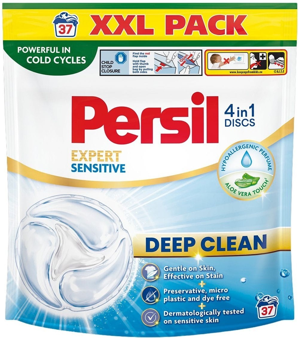 Диски для стирки Persil 4in1 Discs Expert Sensitive Deep Clean 37 шт фото 1