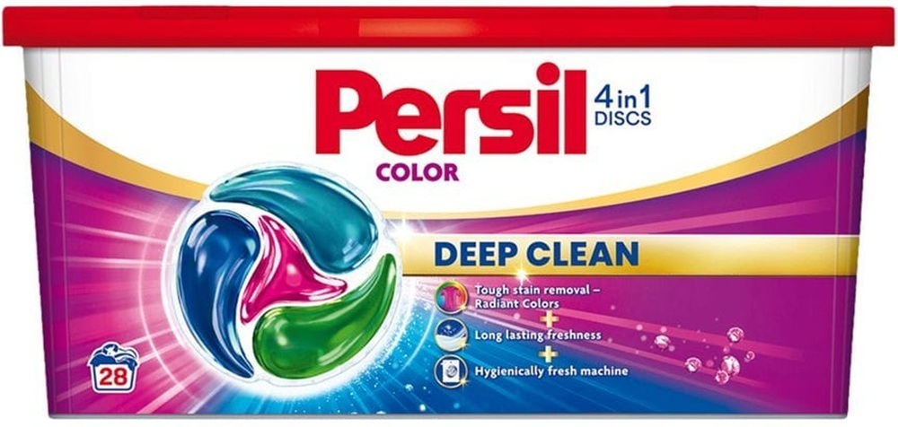 Диски для прання Persil Color 4in1 Discs Deep Clean 28 штфото1