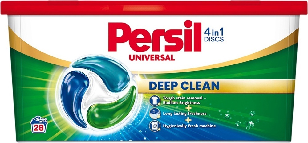 Диски для стирки Persil Universal 4in1 Discs Deep Clean 28 шт фото 1
