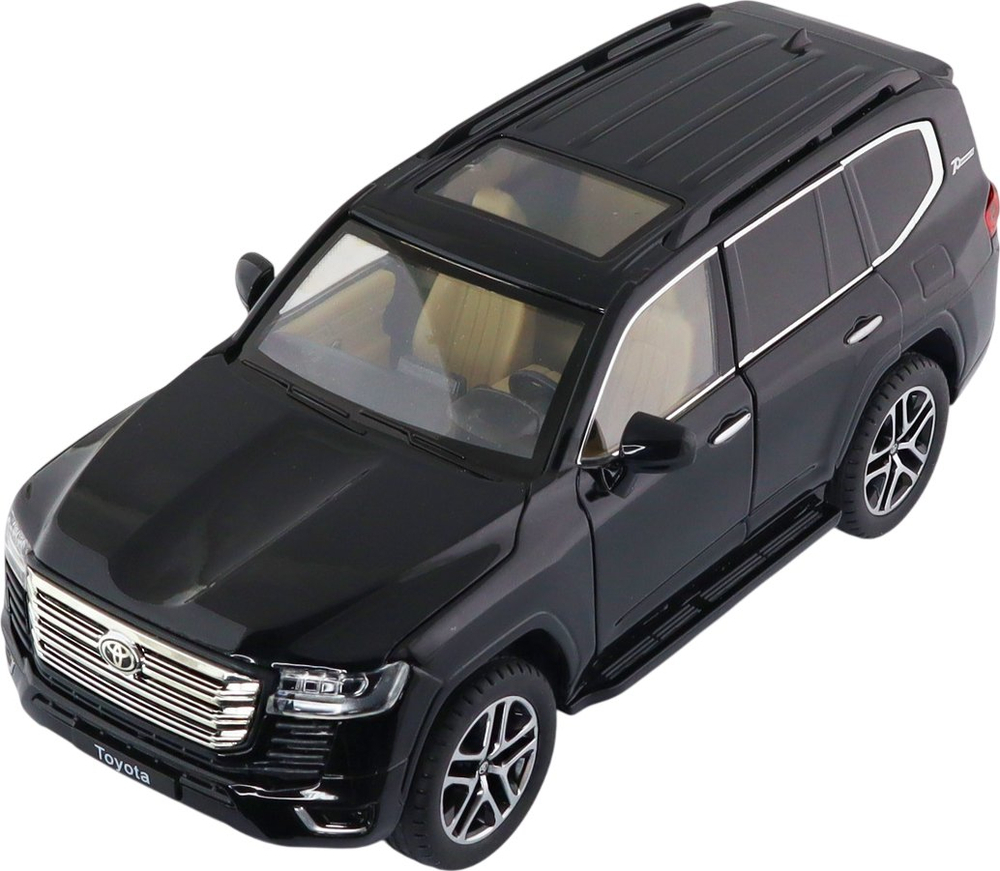 Автомодель TechnoDrive Toyota Land Cruiser (чорний, 1:24) (KM08222) фото1