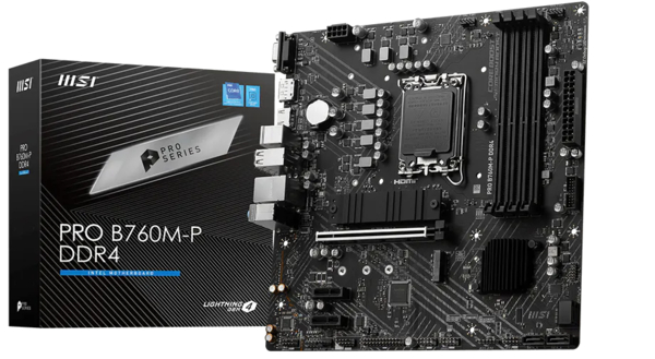 

Материнcкая плата MSI PRO B760M-P DDR4 s1700 B760 (911-7E02-029)