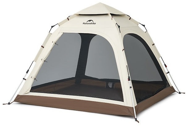 Палатка трехместная автоматическая Naturehike Ango CNK2550WS010, L, коричневая (6975641888000) фото1