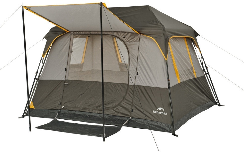 Намет чотиримісний Naturehike Cape Series 5.2 CNK2450WS037, сіро-коричневий фото1
