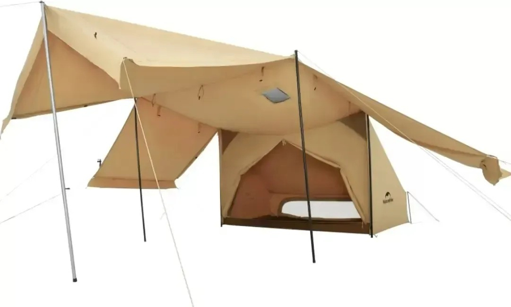 Намет одномісний із тентом Naturehike CNK2450WS026, коричневий (6927595713334) фото1