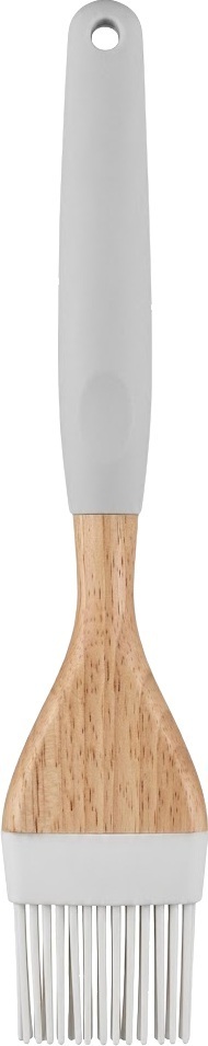 Пензлик ARDESTO Tasty Baking, 22.3см, силікон, дерево, сірий світлийфото1