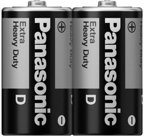 Батарейка Panasonic Extra Heavy Duty Zinc Carbon D 2 (R20NPT/2S) фото1